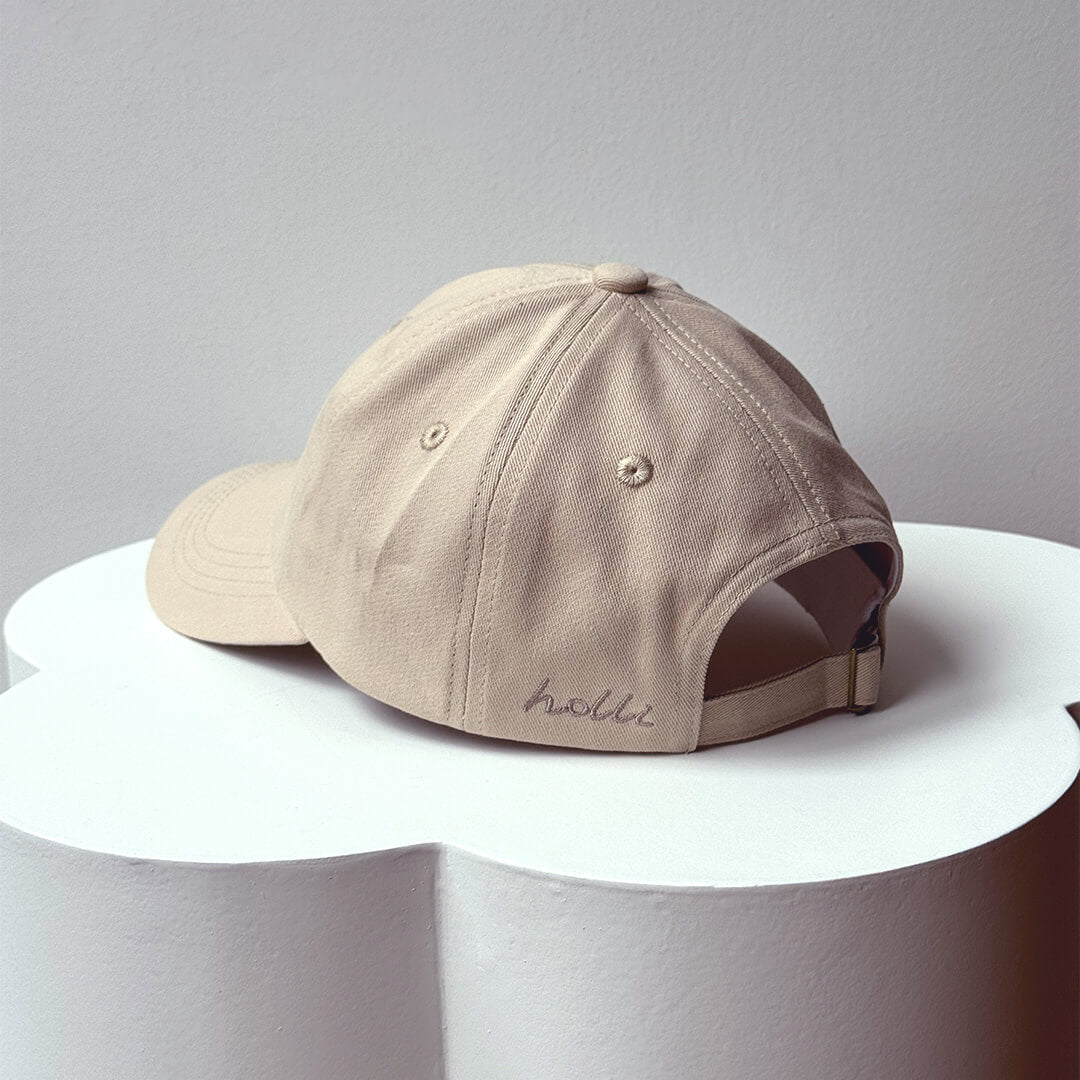 Holiday Mode Cap Logo Detail