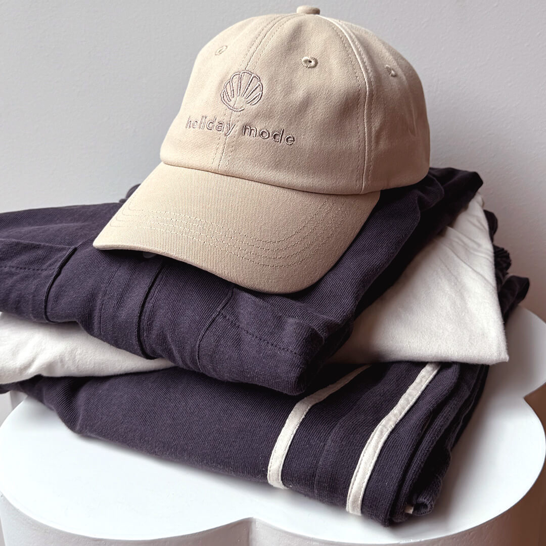 Holiday Mode Cap clothing stack