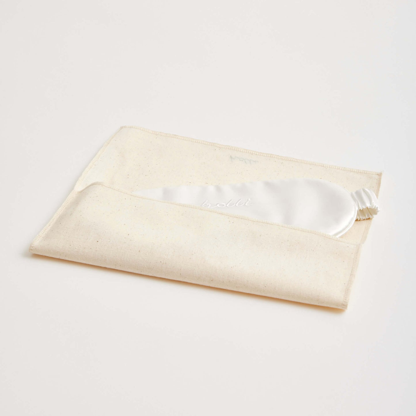 holli silk sleep mask travel pouch