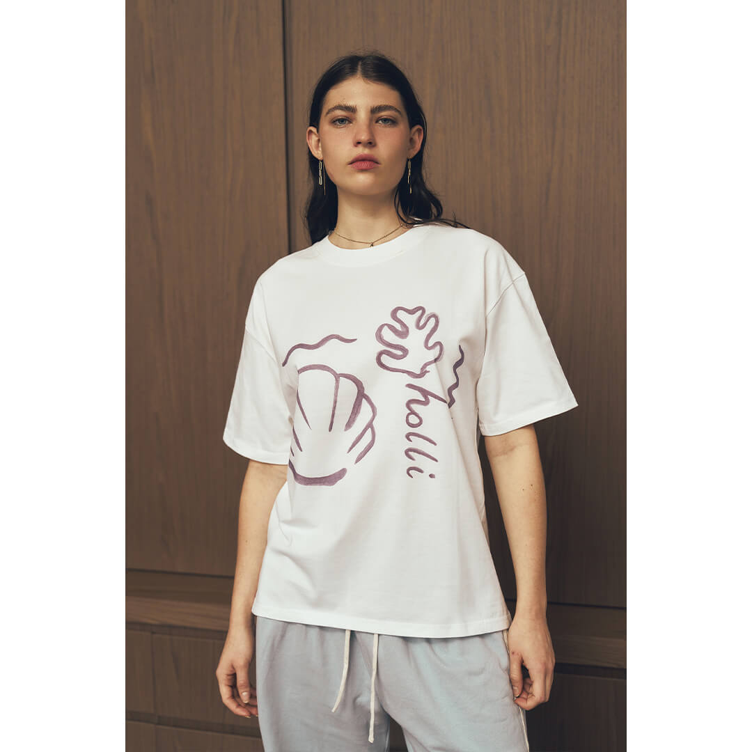 Watercolour Tee - front detail 