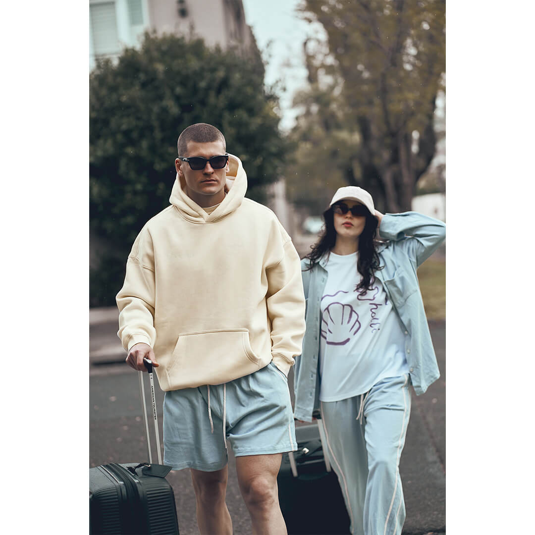 Watercolour Tee - walking in-situ